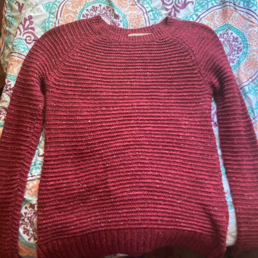 Women's Burgundy Sweater